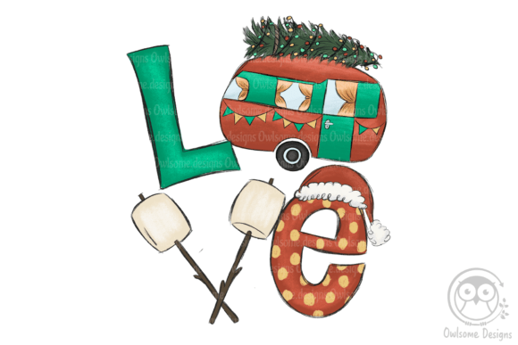 Download Love Camping Christmas Sublimation - Sublimation Collection