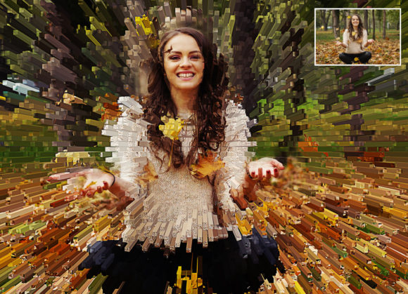 Download Extrude Effect Photoshop Action - Premium Resources
