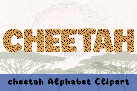 Download Cheetah Alphabet, Number, Symbol PNG - Symbol Collection