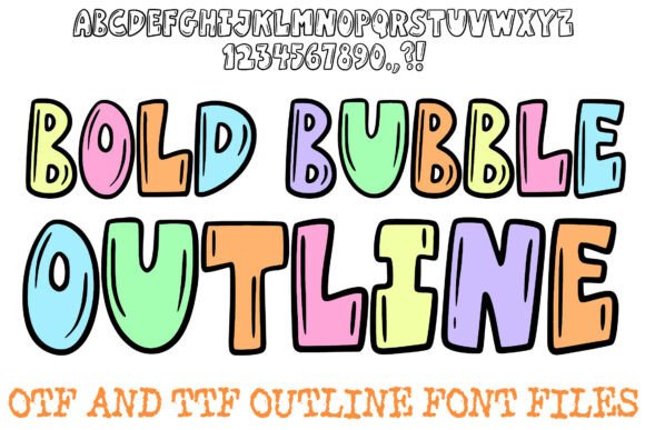 Download Bold Bubble Outline - Bold Collection
