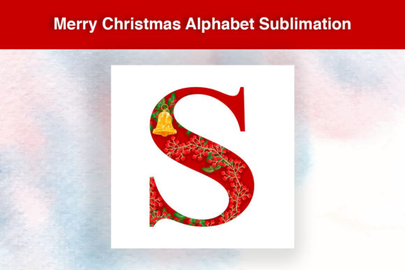 Download Merry Christmas Alphabet Sublimation - Sublimation Collection
