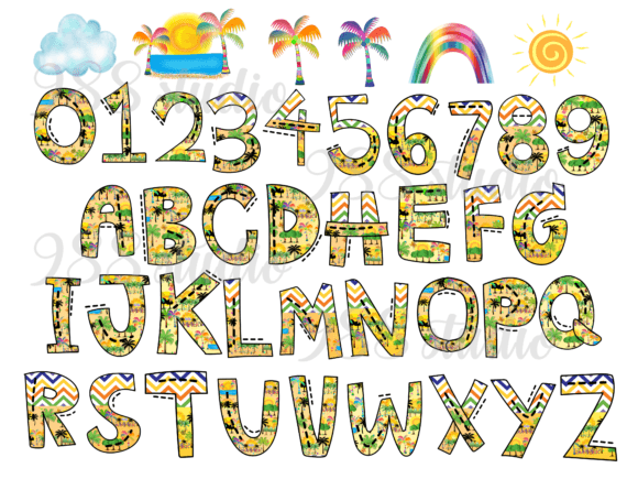 Download Summer Fonts Clip Art, Tree Png, Beach - Summer font Collection