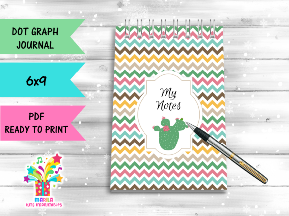 Download CACTUS PRINTABLE NOTES Dot Graph Journal - Notes Collection